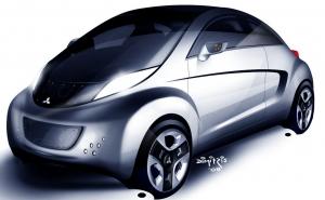 2009 Mitsubishi i-MiEV Sport Air Concept Sketches